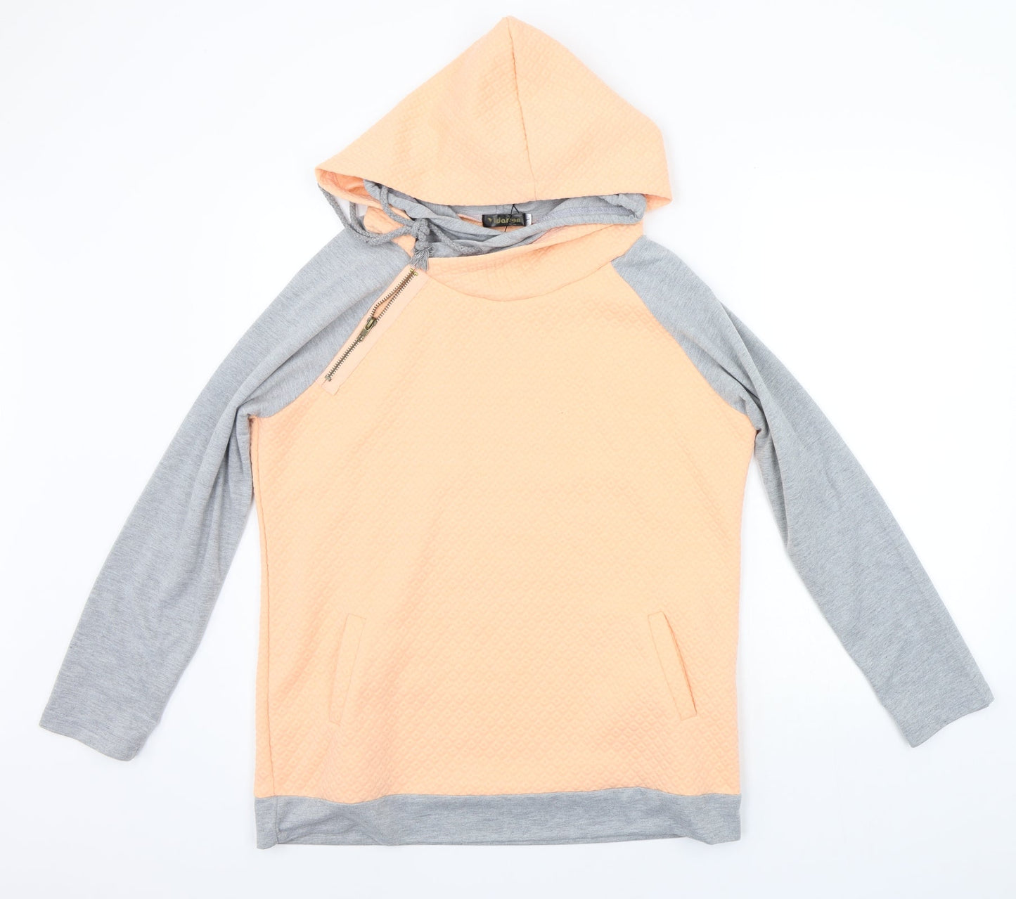 Yidarton Womens Orange   Pullover Hoodie Size L