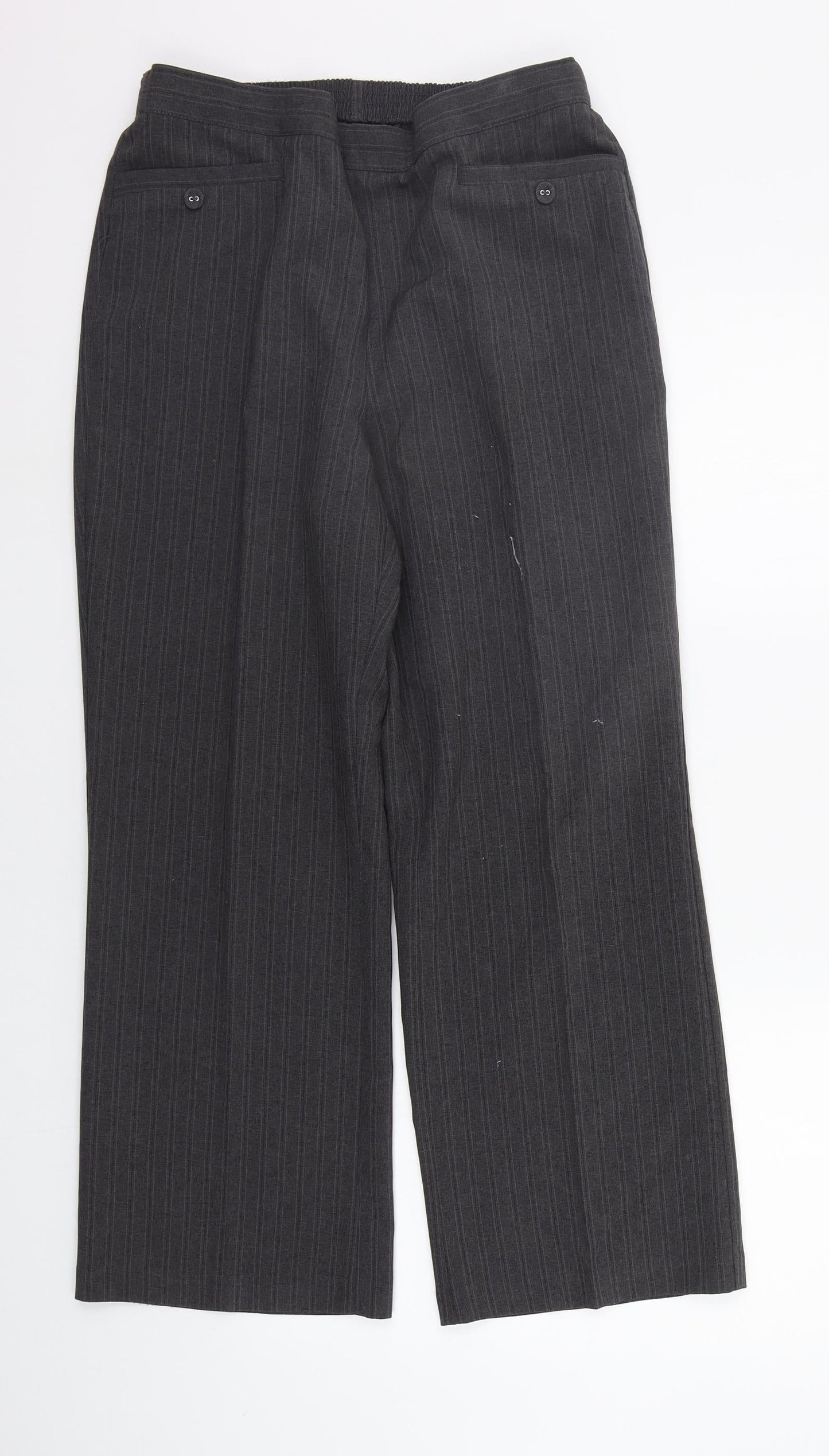 Womens UK Size 12 bm collection Regular Fit  Grey Trousers