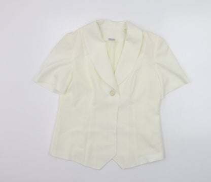Womens UK Size 12 Special Collection Regular Beige Blazer