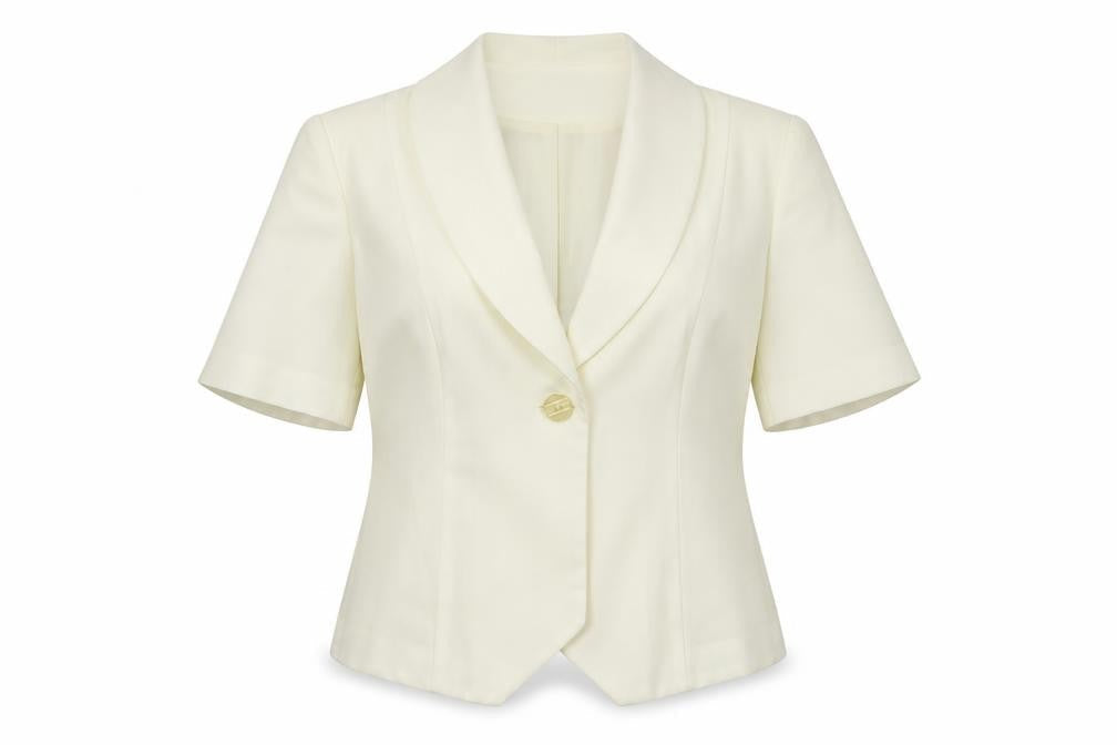 Womens UK Size 12 Special Collection Regular Beige Blazer