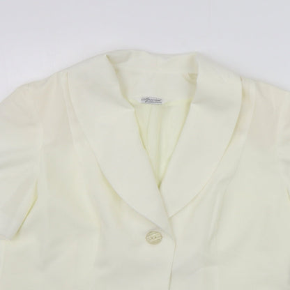 Womens UK Size 12 Special Collection Regular Beige Blazer