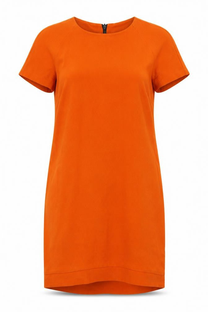 Topshop Womens Orange   A-Line  Size 10