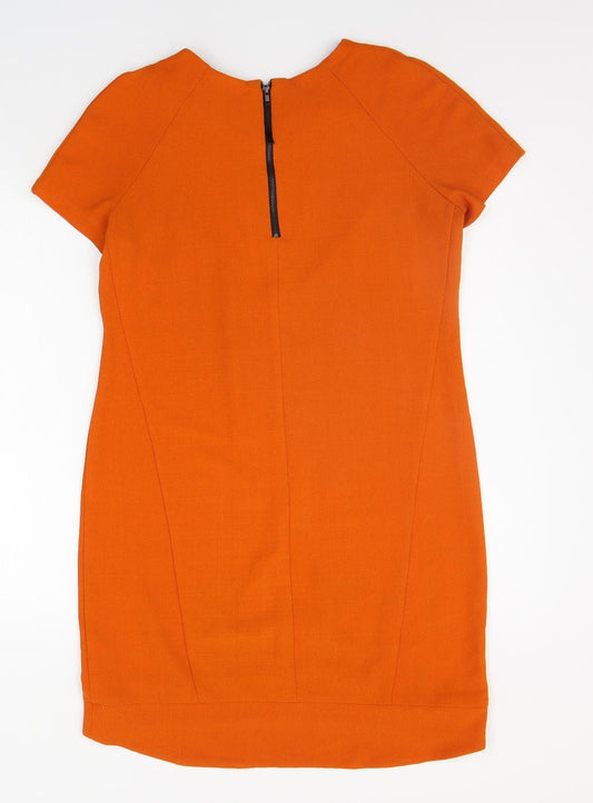 Topshop Womens Orange   A-Line  Size 10
