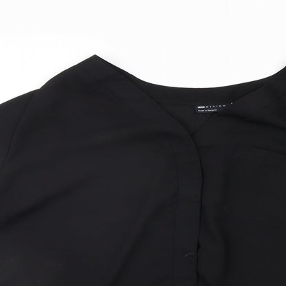 Womens UK Size 14 ASOS Black Basic Blouse