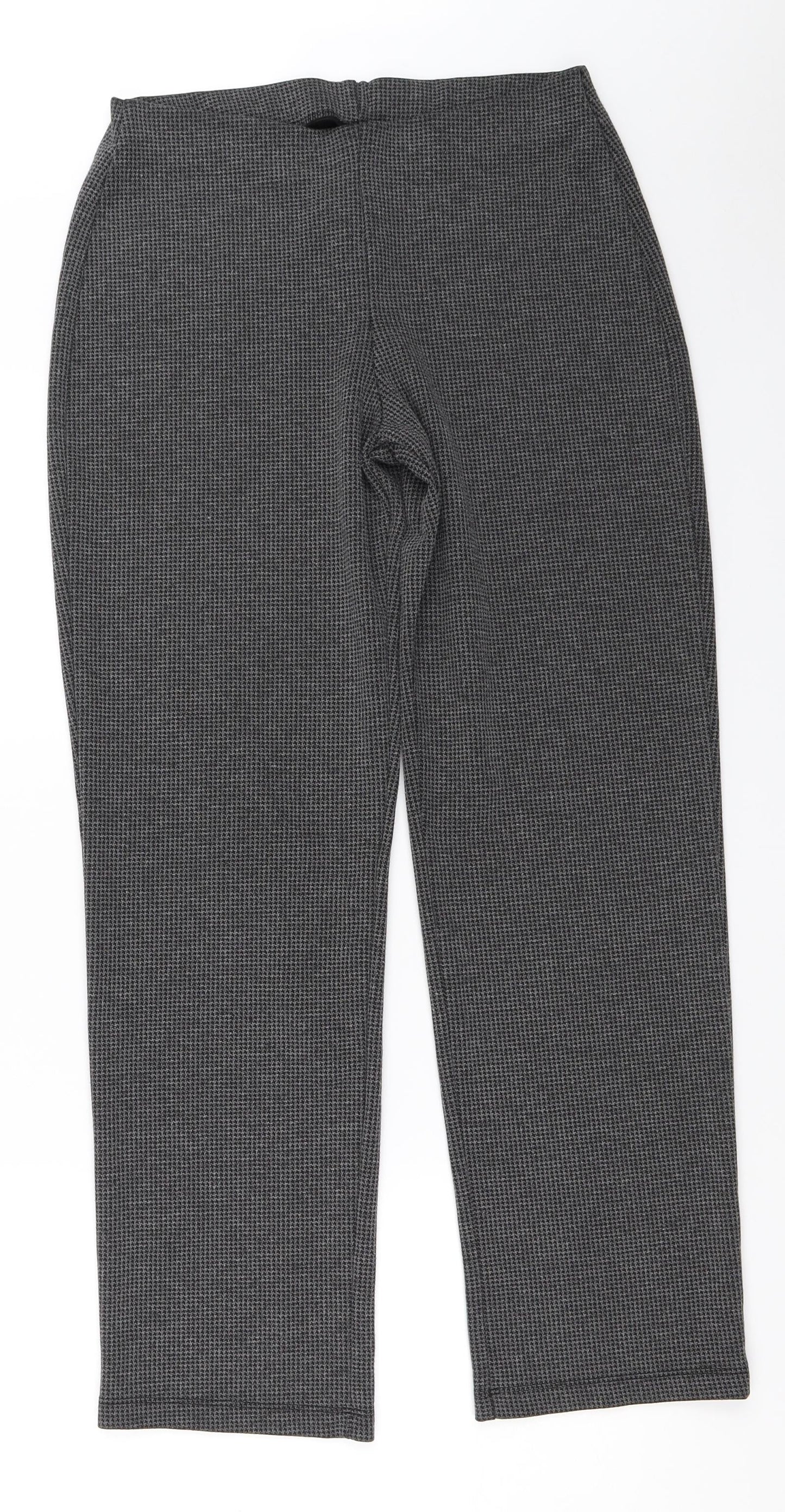 Womens UK Size 10 Marks and Spencer Regular Fit  Grey Trousers