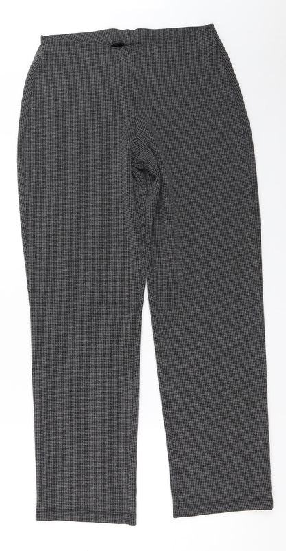 Womens UK Size 10 Marks and Spencer Regular Fit  Grey Trousers