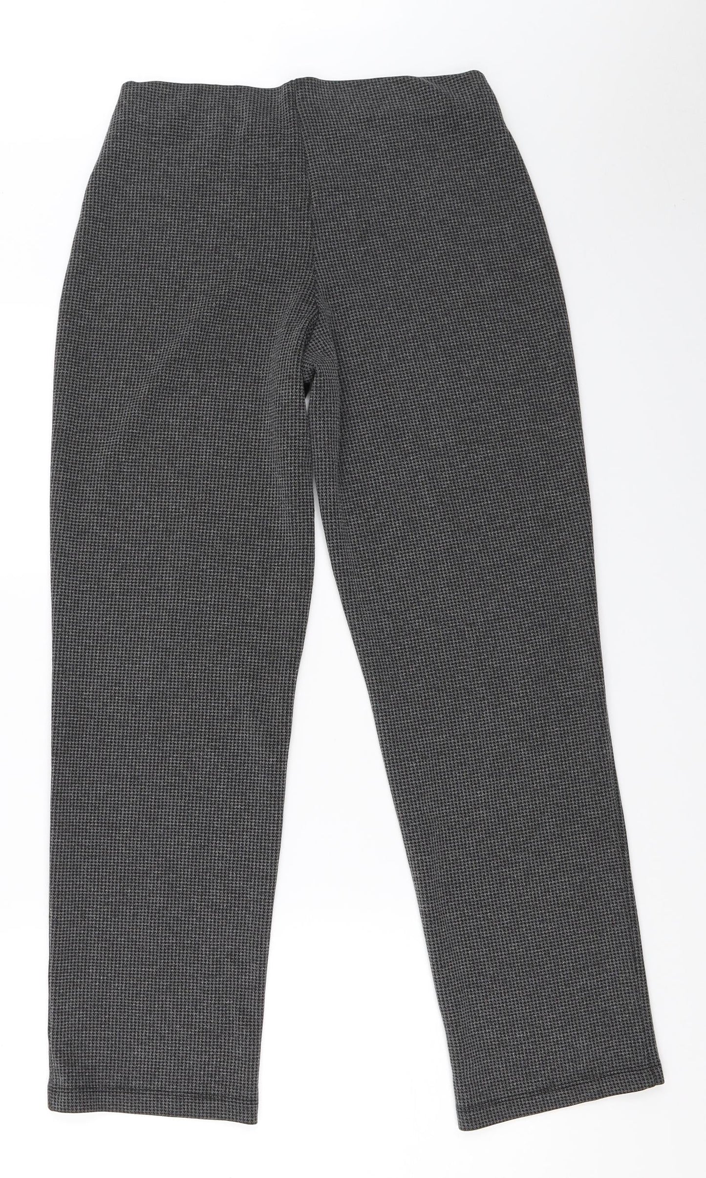 Womens UK Size 10 Marks and Spencer Regular Fit  Grey Trousers