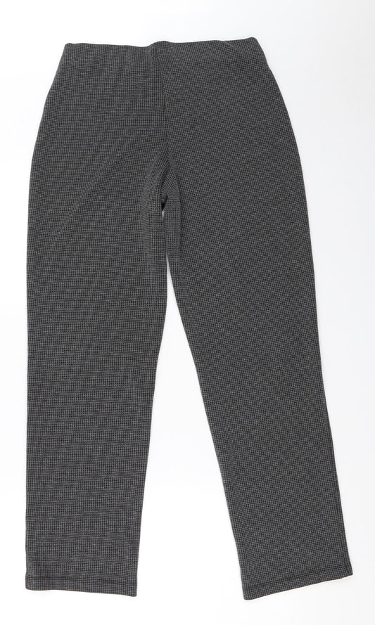 Womens UK Size 10 Marks and Spencer Regular Fit  Grey Trousers