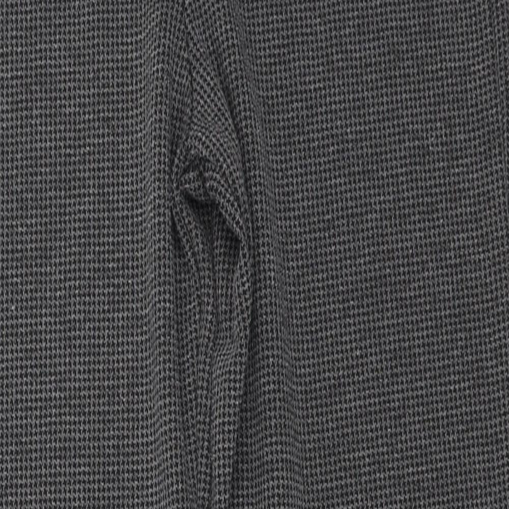 Womens UK Size 10 Marks and Spencer Regular Fit  Grey Trousers