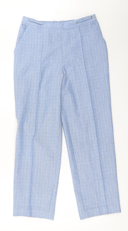 Womens UK Size 29 in Preworn Regular Fit  Blue Trousers