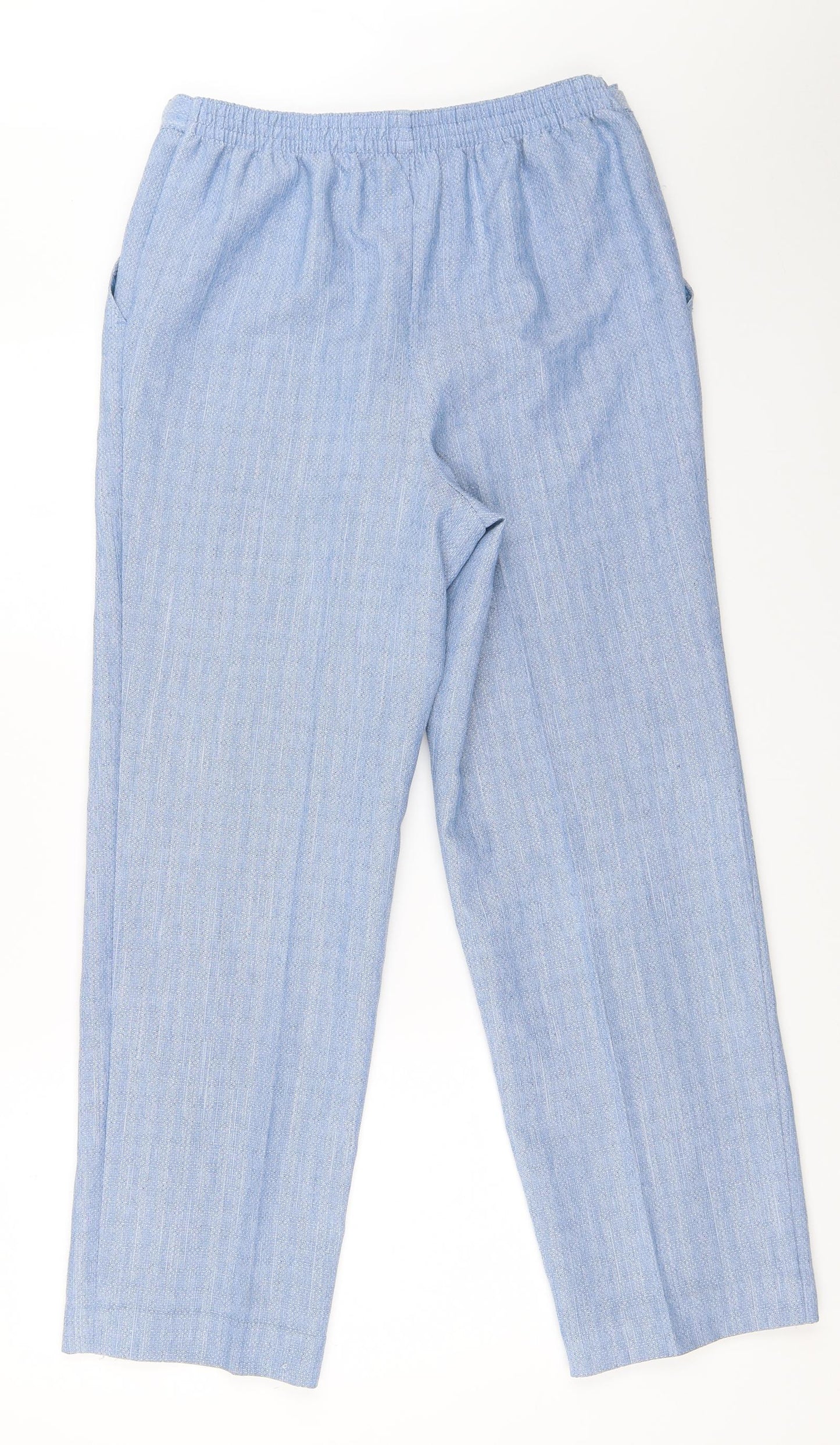 Womens UK Size 29 in Preworn Regular Fit  Blue Trousers