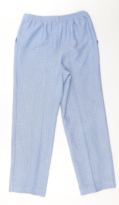 Womens UK Size 29 in Preworn Regular Fit  Blue Trousers
