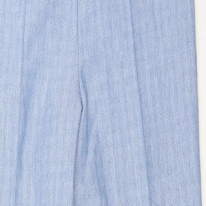 Womens UK Size 29 in Preworn Regular Fit  Blue Trousers