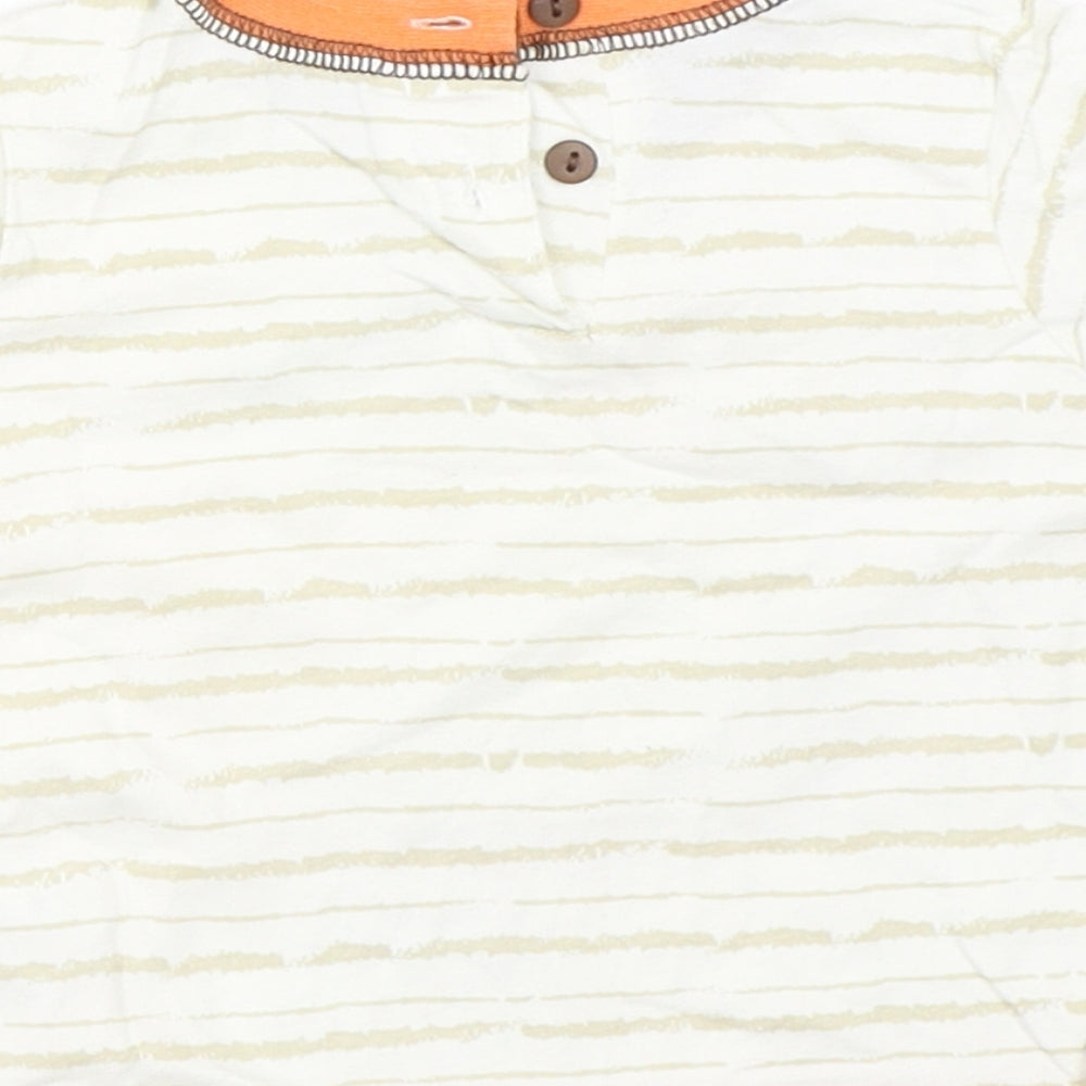 Matalan Boys Ivory   Basic T-Shirt Size 3-6 Months