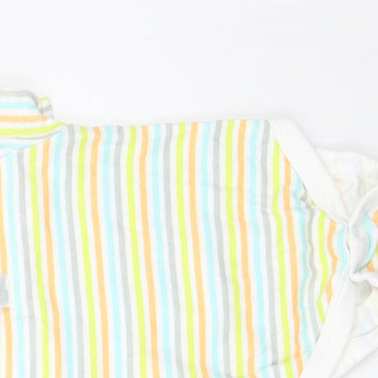 B&M Baby White Striped  Babygrow One-Piece Size 3-6 Months