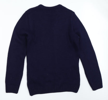 New Look Mens Blue   Pullover Jumper Size S