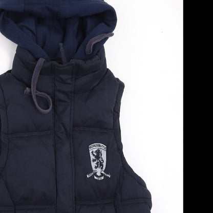 Preworn Womens Blue   Gilet Coat Size 12  - Middlesbrough Football Club