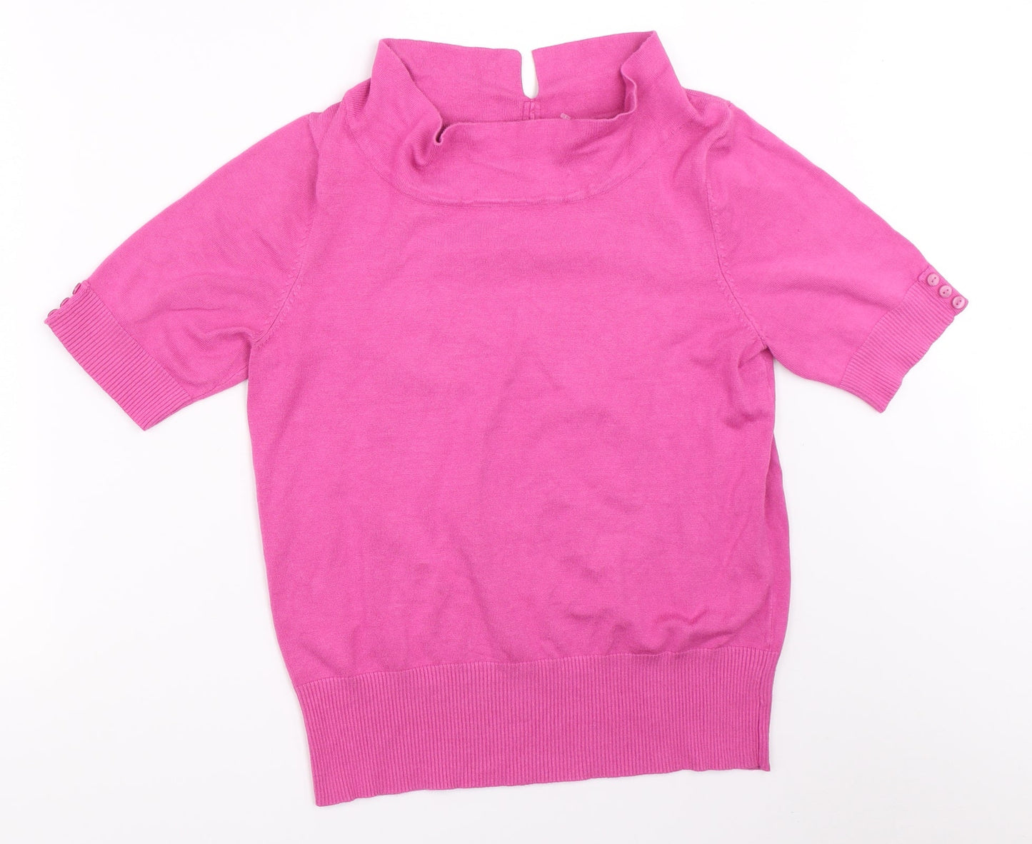 Womens UK Size 16 M&Co Pink Pullover Jumper