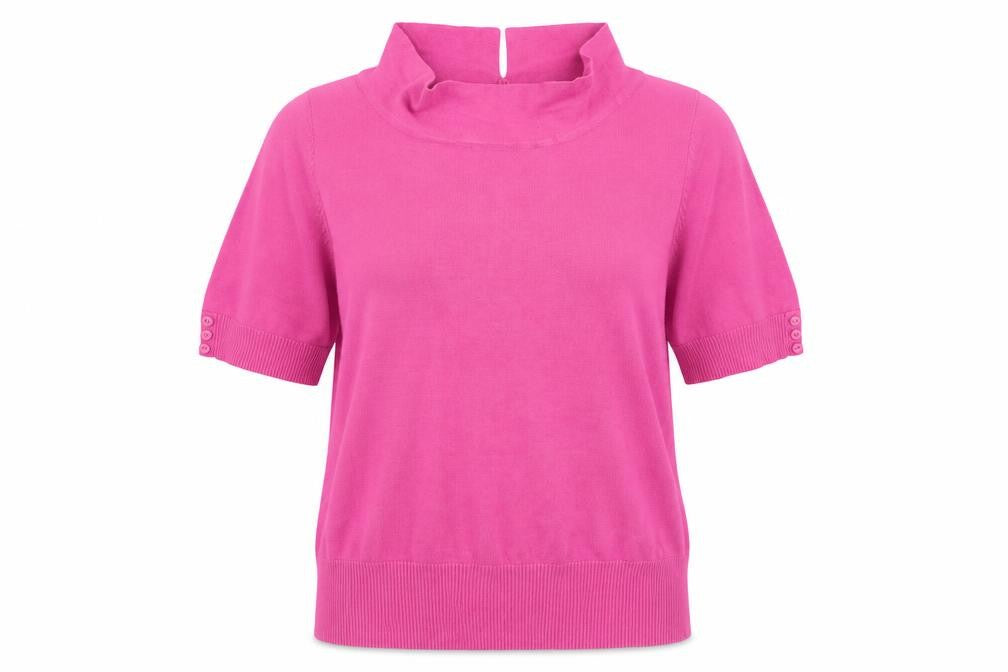 Womens UK Size 16 M&Co Pink Pullover Jumper