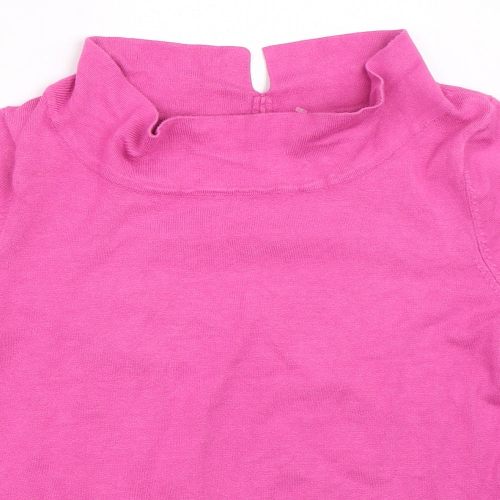 Womens UK Size 16 M&Co Pink Pullover Jumper