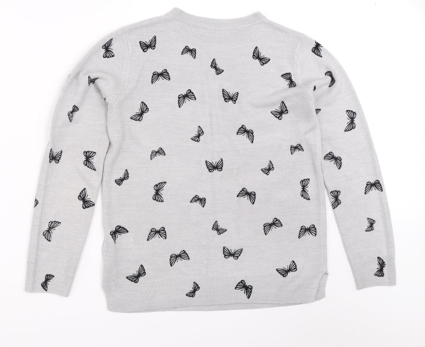 Womens UK Size 10 Marks and Spencer Grey Pullover Jumper