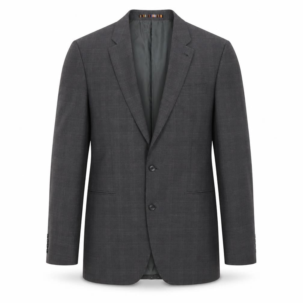 Mens UK Size 40 River Island Regular Grey Suit Jacket