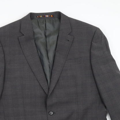 Mens UK Size 40 River Island Regular Grey Suit Jacket