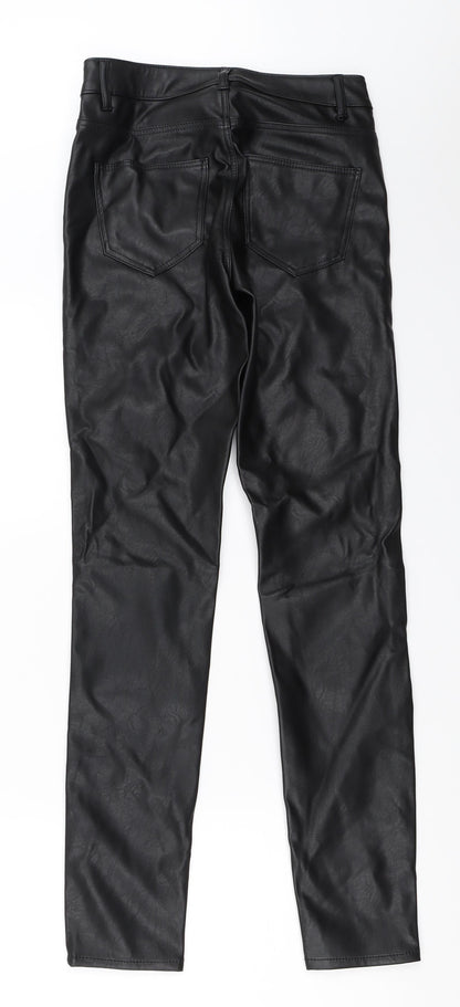 H&M Womens Black   Capri Trousers Size 34 L29 in