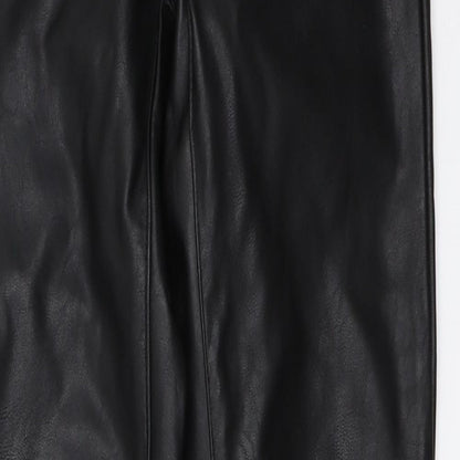 H&M Womens Black   Capri Trousers Size 34 L29 in