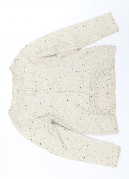 Captn Tortue Girls Beige   Pullover Jumper Size 8 Years