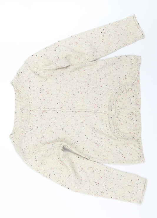 Captn Tortue Girls Beige   Pullover Jumper Size 8 Years