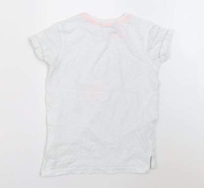 George Boys White   Basic T-Shirt Size 7-8 Years