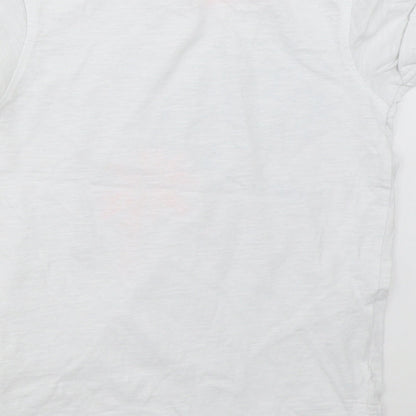 George Boys White   Basic T-Shirt Size 7-8 Years