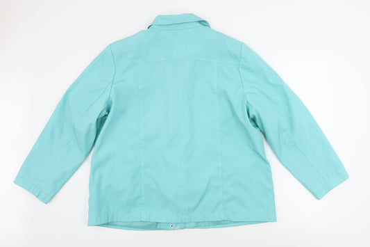 Classic Womens Blue   Jacket Coat Size L