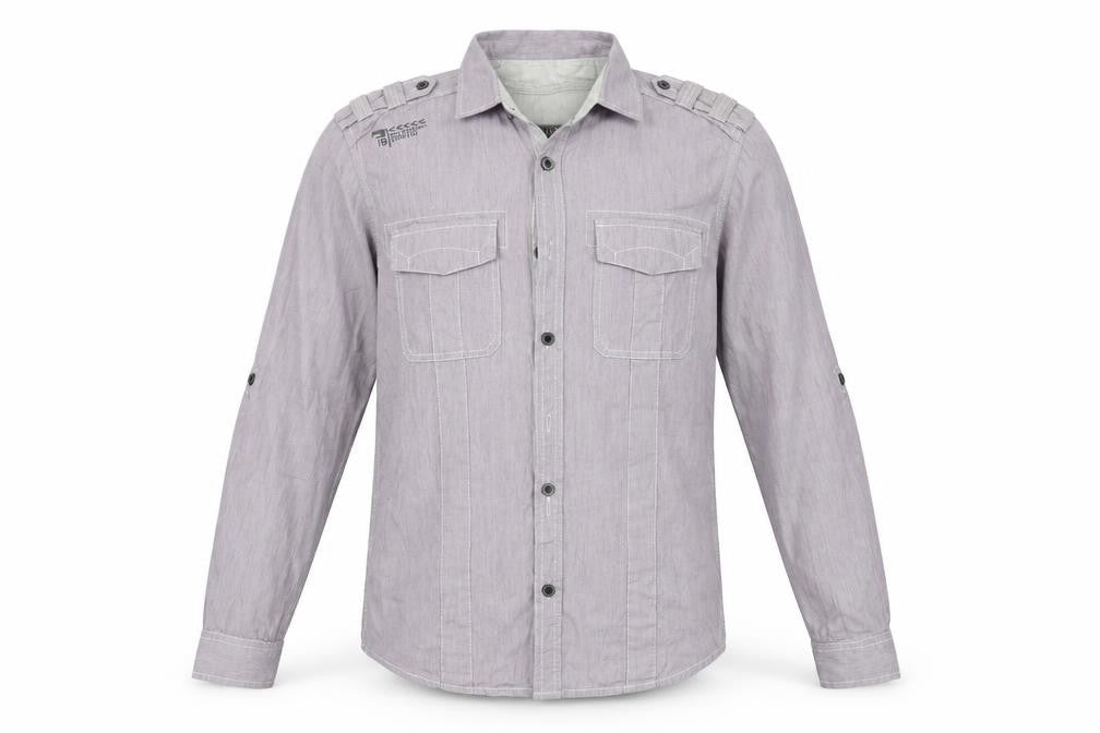 Mens UK Size S Burton Purple  Button-Up Long Sleeve Casual Shirt