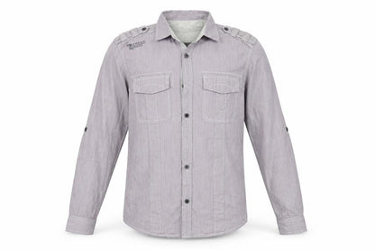 Mens UK Size S Burton Purple  Button-Up Long Sleeve Casual Shirt
