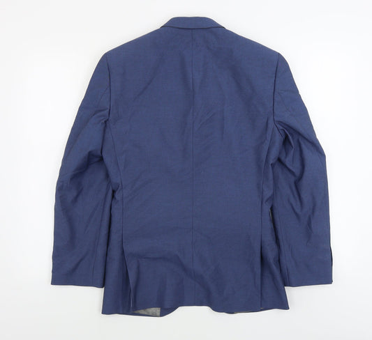 Mens UK Size 34 ONESIXFIVE Regular Blue Suit Jacket
