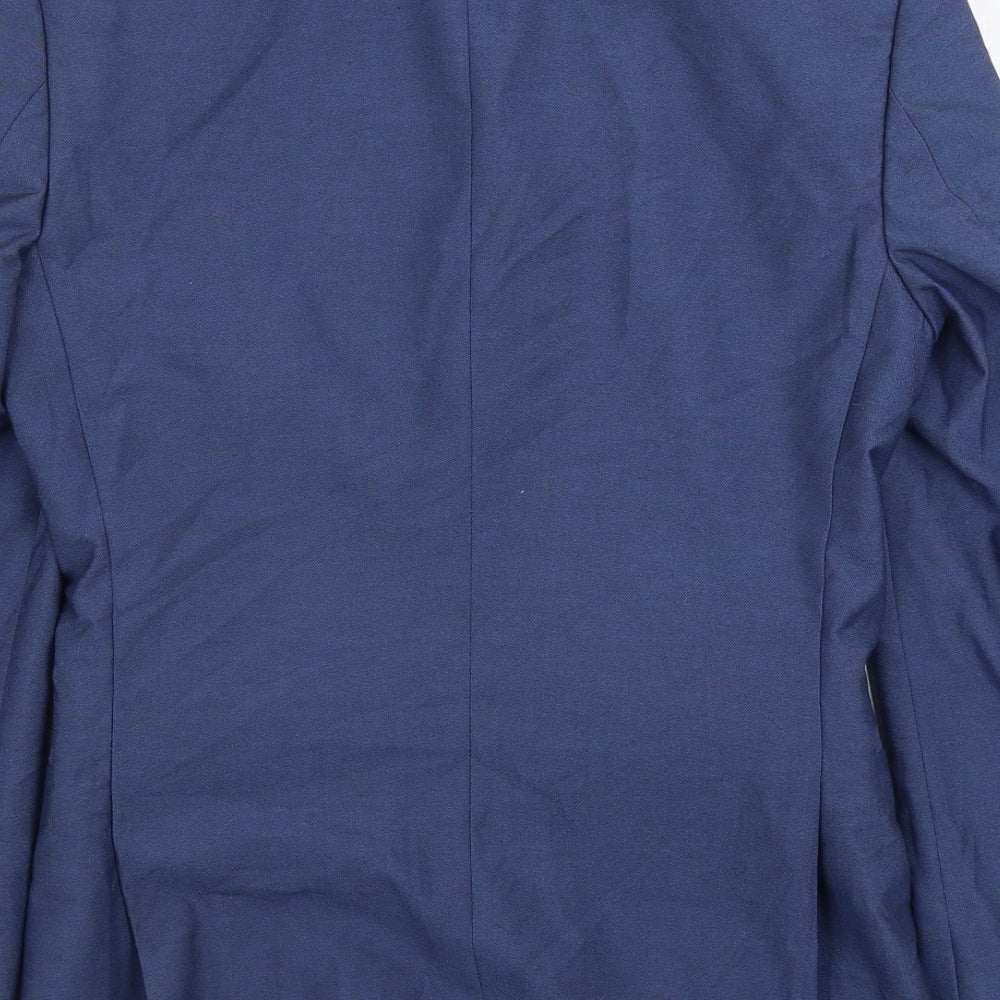 Mens UK Size 34 ONESIXFIVE Regular Blue Suit Jacket