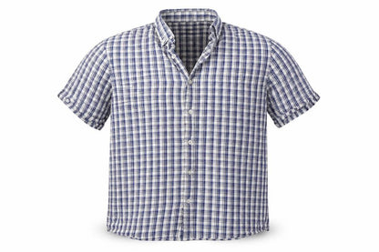 Mens UK Size L F&F White  Button-Up Short Sleeve Casual Shirt