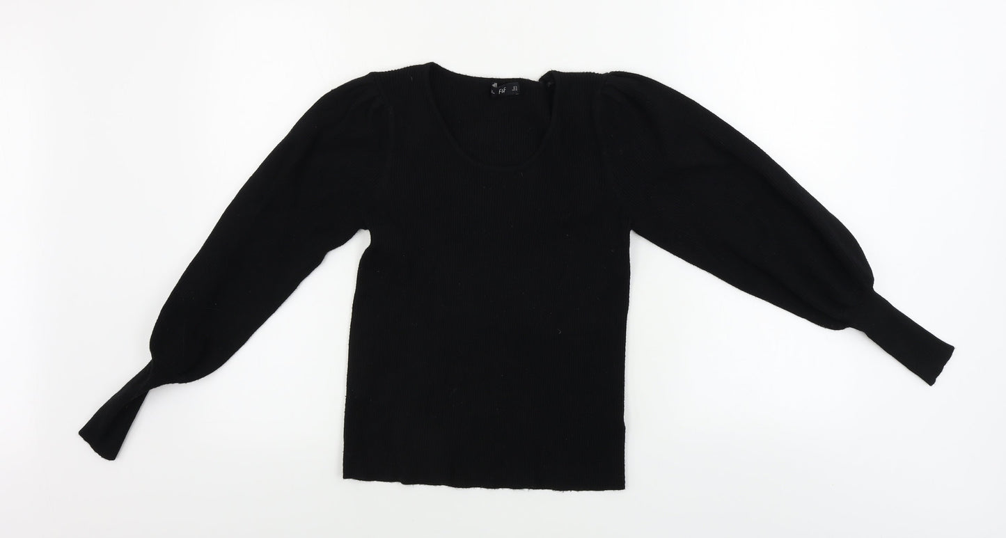 F&F  Womens Black   Pullover Jumper Size 12