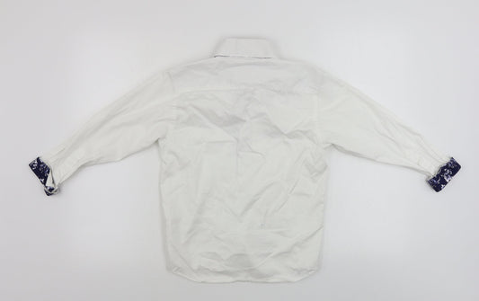 eighteen Boys White   Basic Button-Up Size 9-10 Years