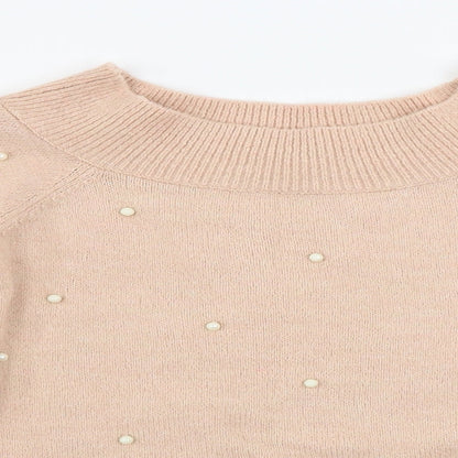 Womens UK Size 8 NEXT Pink Pullover Jumper