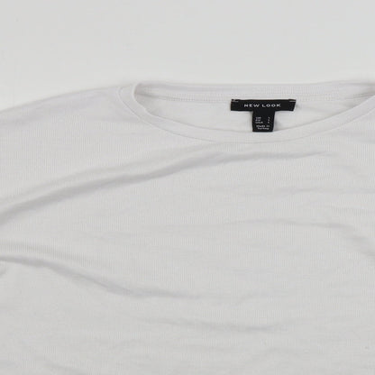 Womens UK Size L New Look White Pullover Jumper