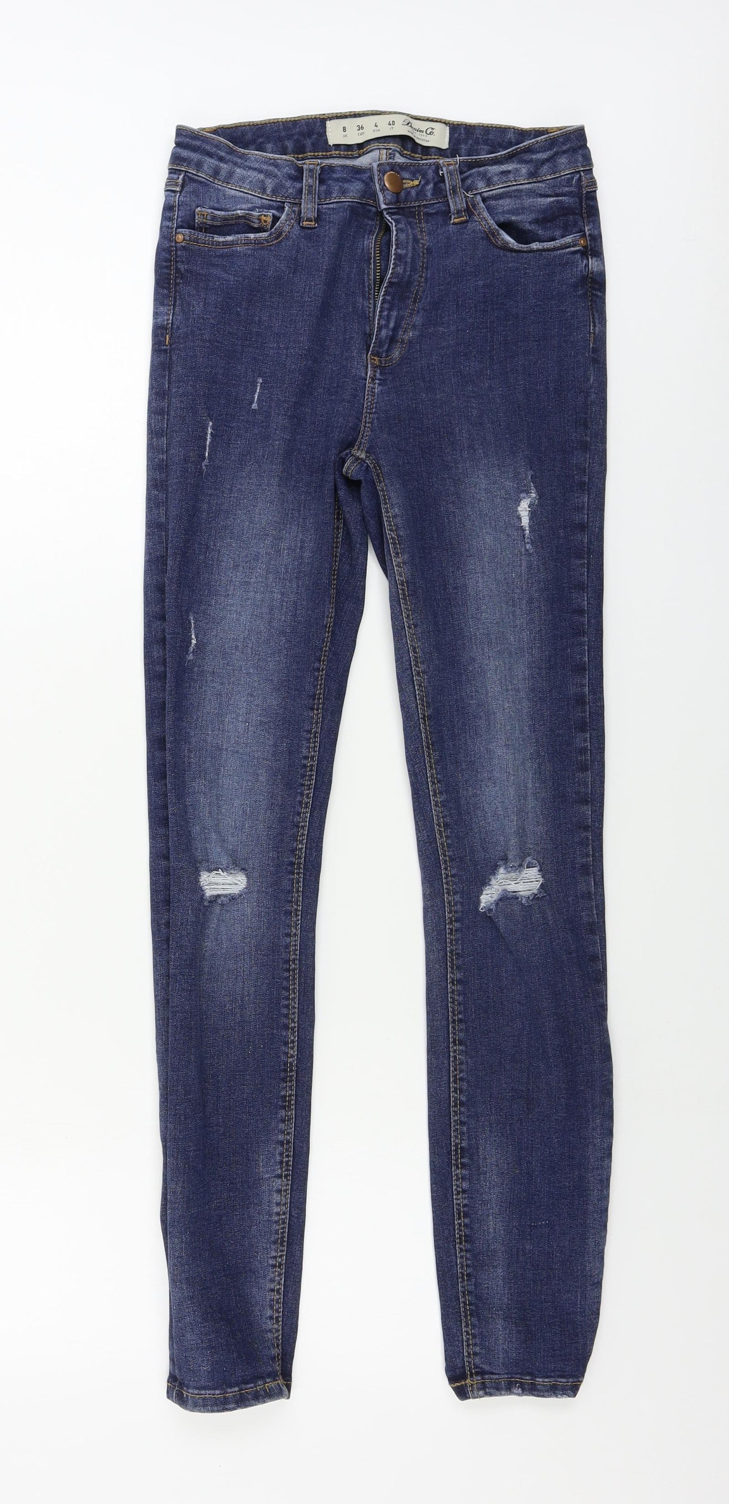 denim co Womens Blue   Skinny Jeans Size 8 L27 in