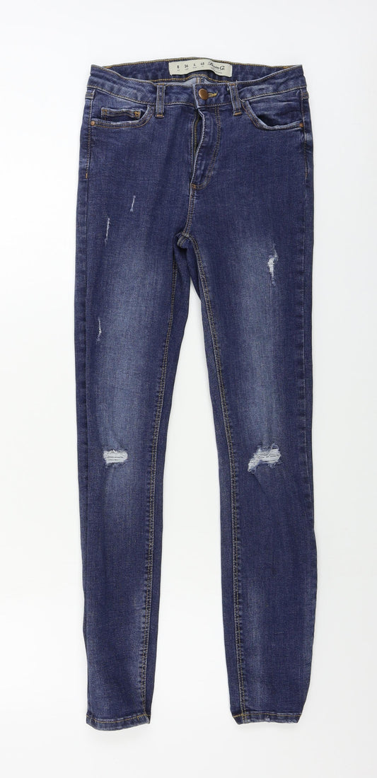 denim co Womens Blue   Skinny Jeans Size 8 L27 in