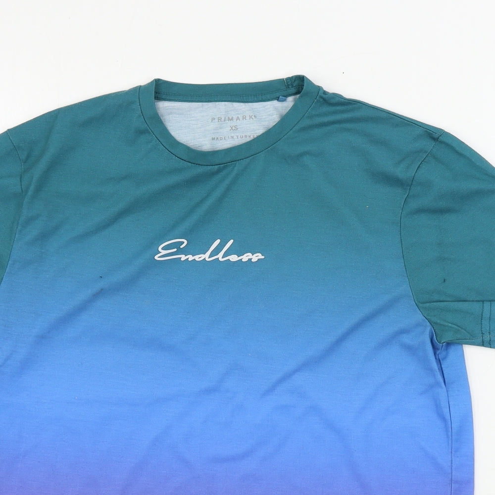 Primark  Mens Blue    T-Shirt Size XS