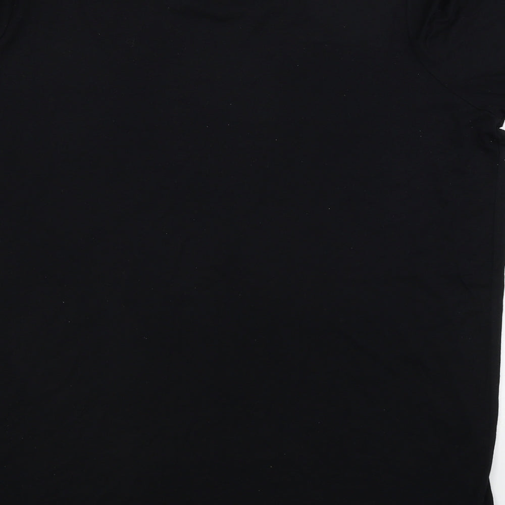 Womens UK Size 14 Select Black Basic T-Shirt