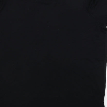 Womens UK Size 14 Select Black Basic T-Shirt