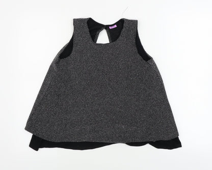 F&F  Girls Grey   Basic Blouse Size 12-13 Years