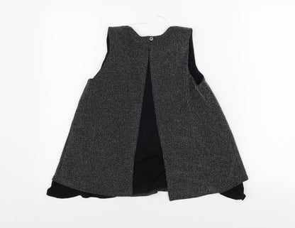 F&F  Girls Grey   Basic Blouse Size 12-13 Years